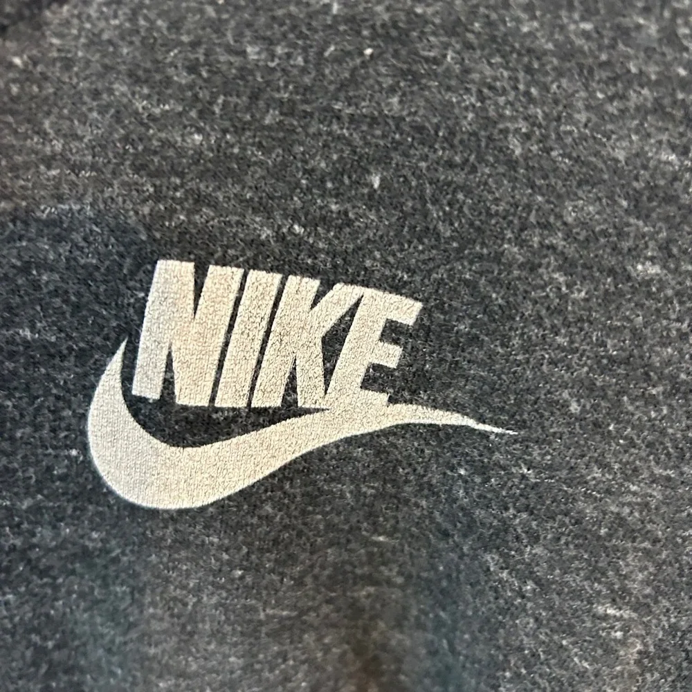 Nike‎ Sportswear Gym Vintage Hoodie Charcoal Grey Heather Pullover Womens Medium